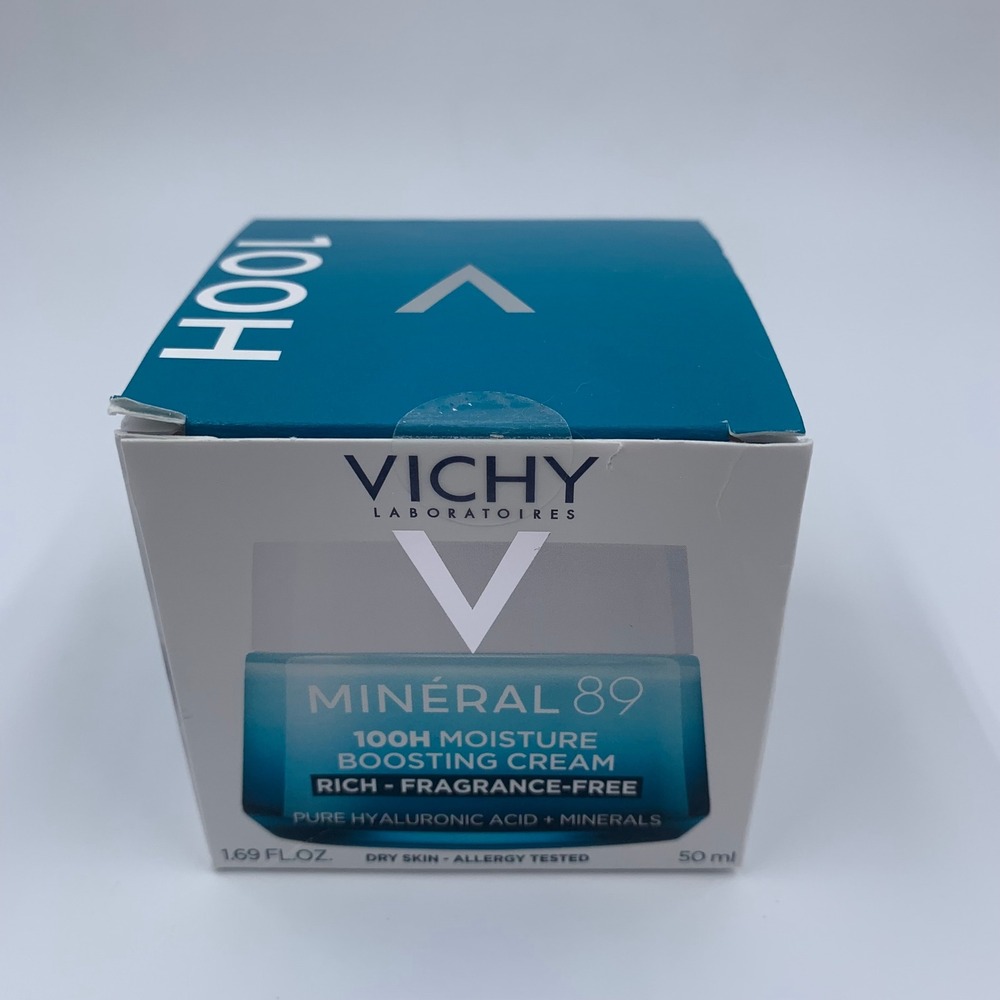 Vichy Mineral 89 100H Moisture Boosting Cream Rich 50ml 1.69oz NIB Exp 2029